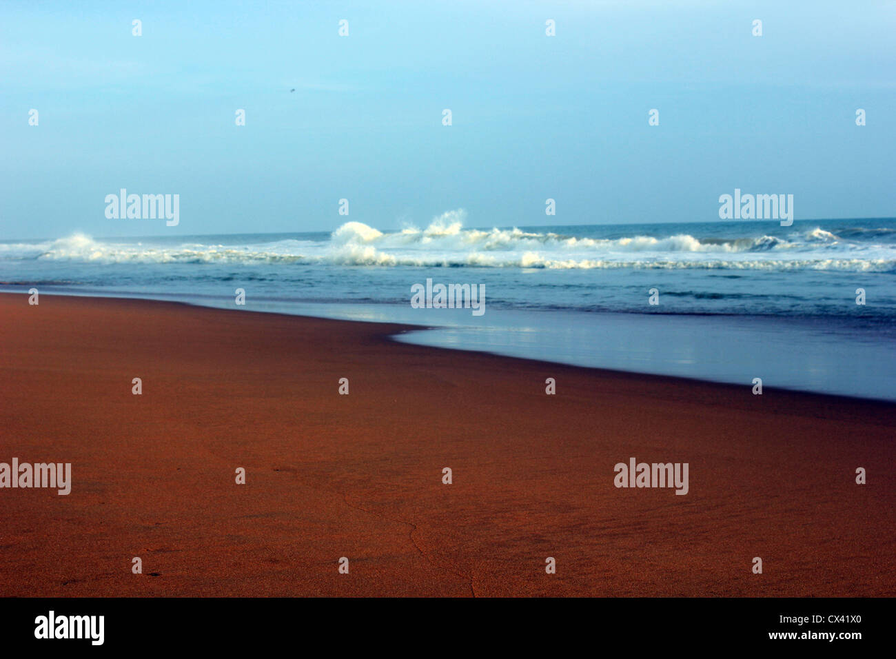 Trivandrum Kerala Inde Shanghumugham beach Banque D'Images