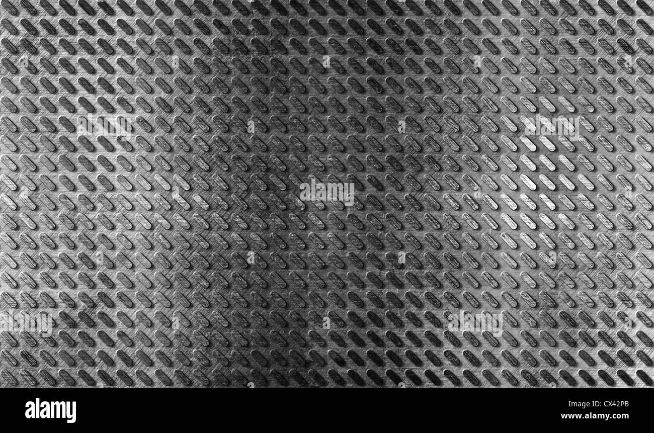 Grunge background industriel plancher métallique Banque D'Images