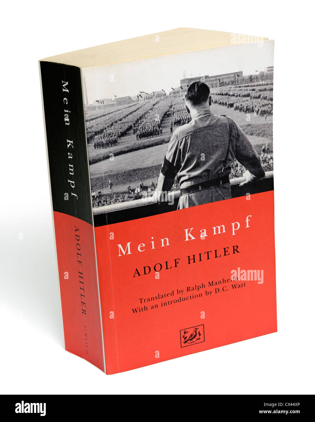 Mein Kampf. Réservez par Adolf Hitler, contenant son autobiographie et idéologie politique nazie. Banque D'Images
