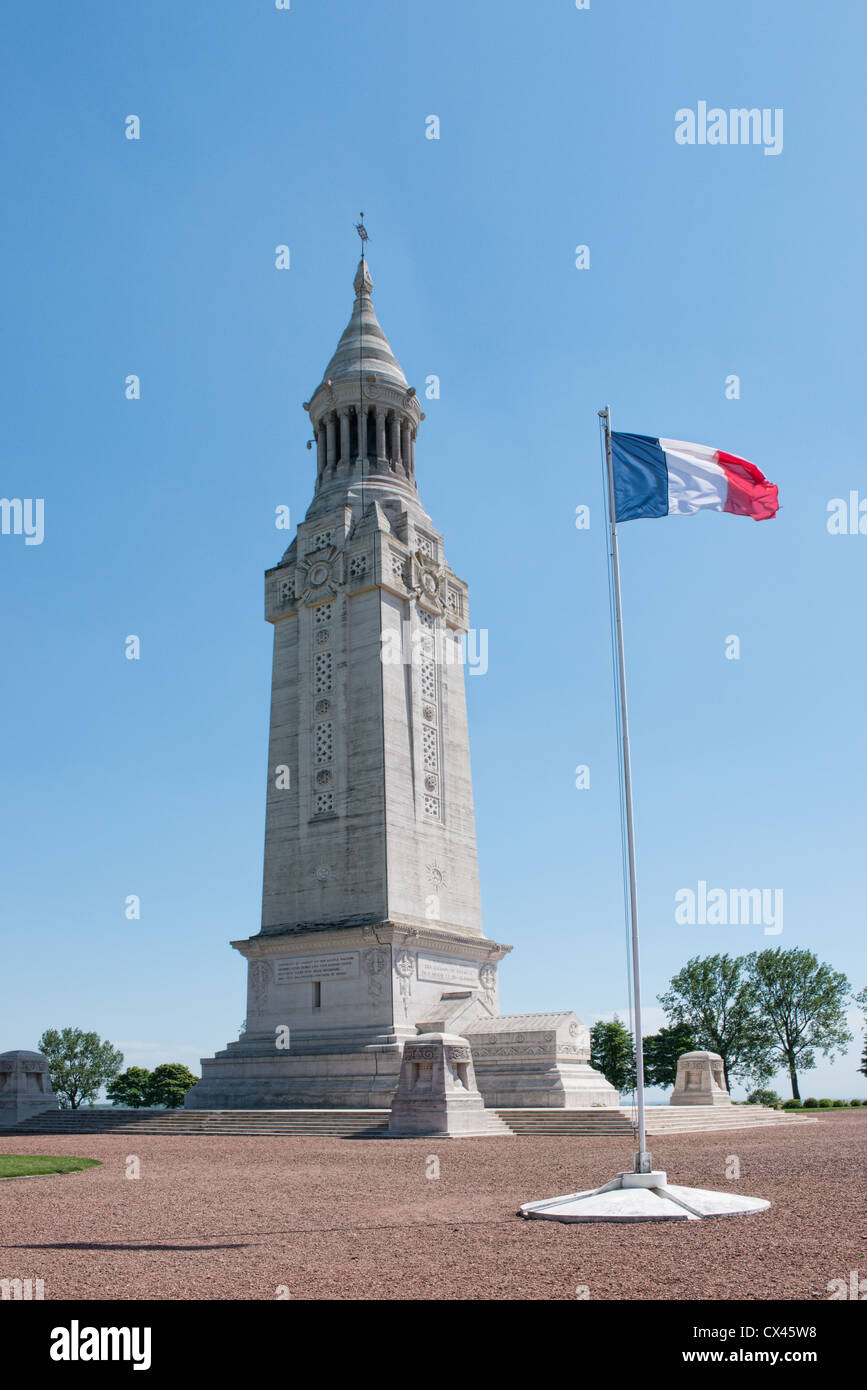 Albain St Nazaire, l'anglais WW1 national memorial Banque D'Images