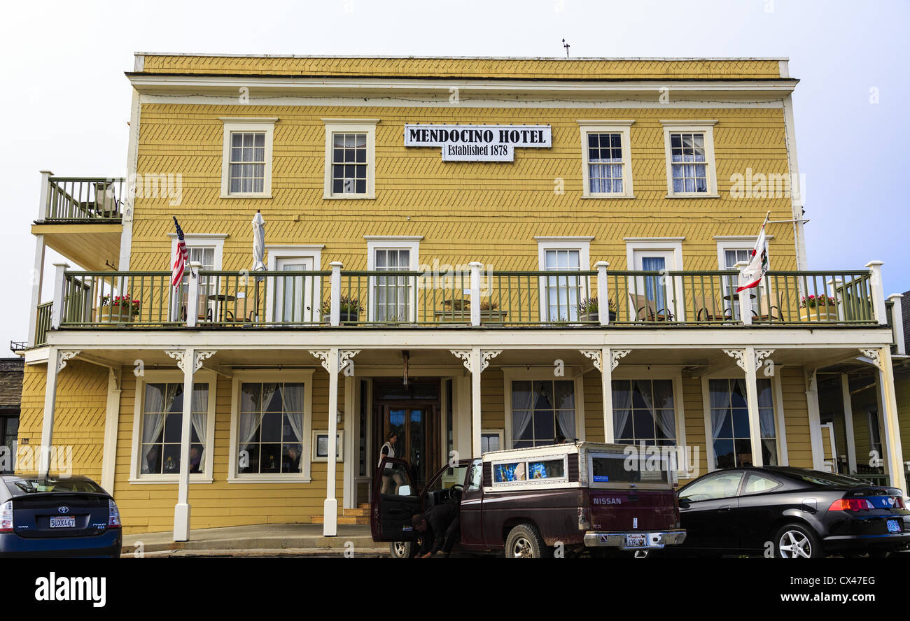 Hotel Mendocino, Mendocino, Californie USA Banque D'Images