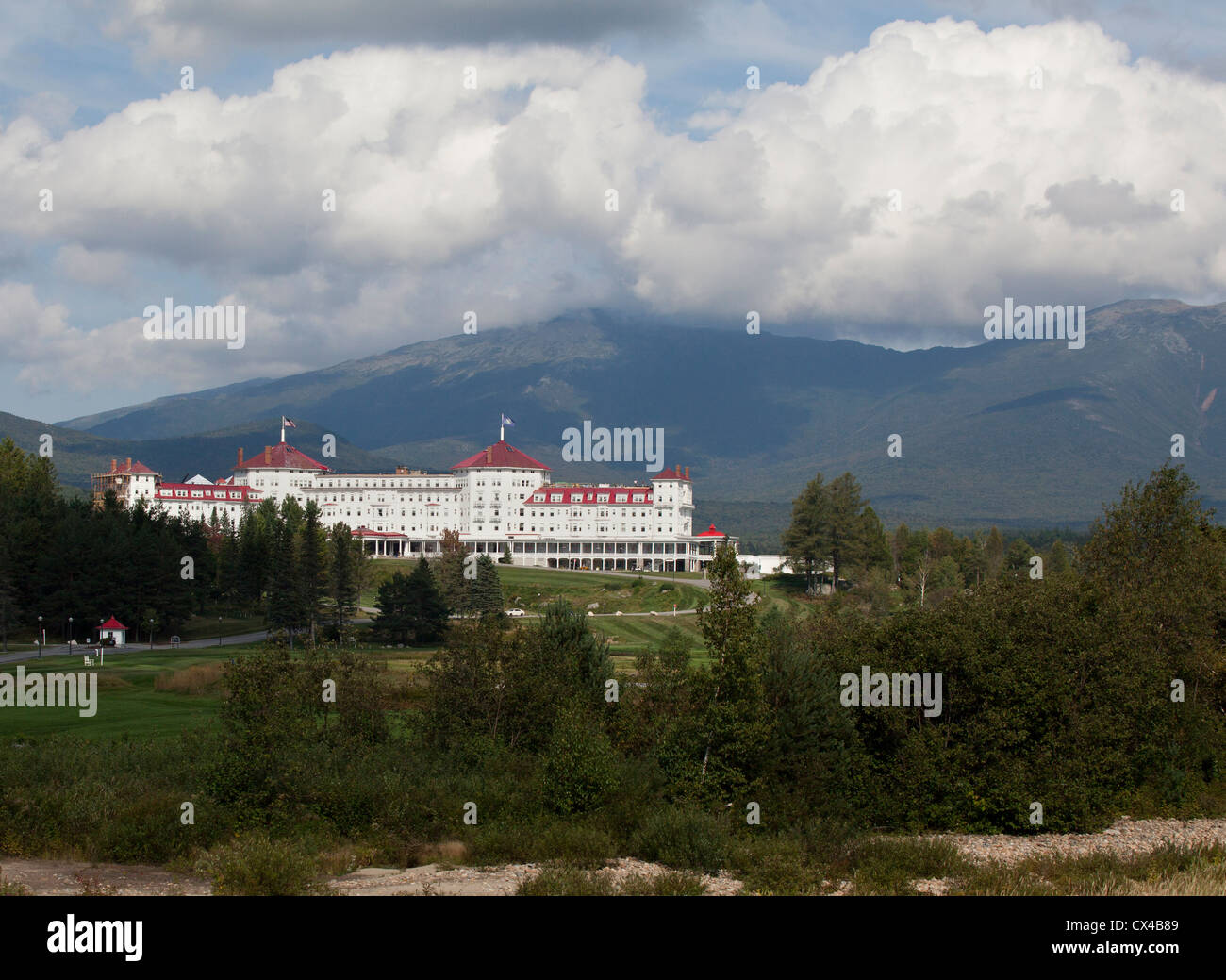 Hôtel Mount Washington Montagnes Blanches du New Hampshire USA Amérique latine Banque D'Images