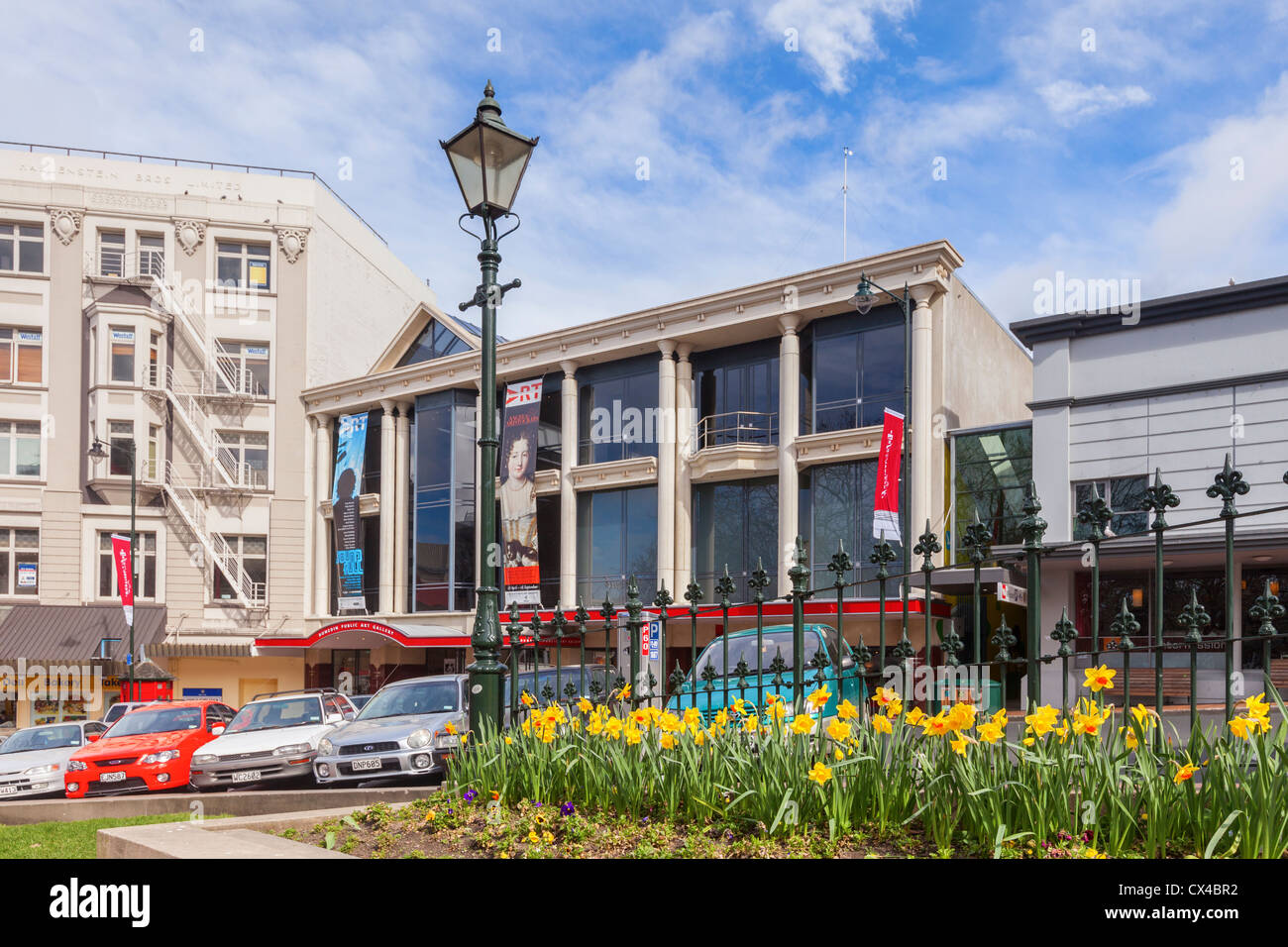 Galerie d'art publique de Dunedin Banque D'Images