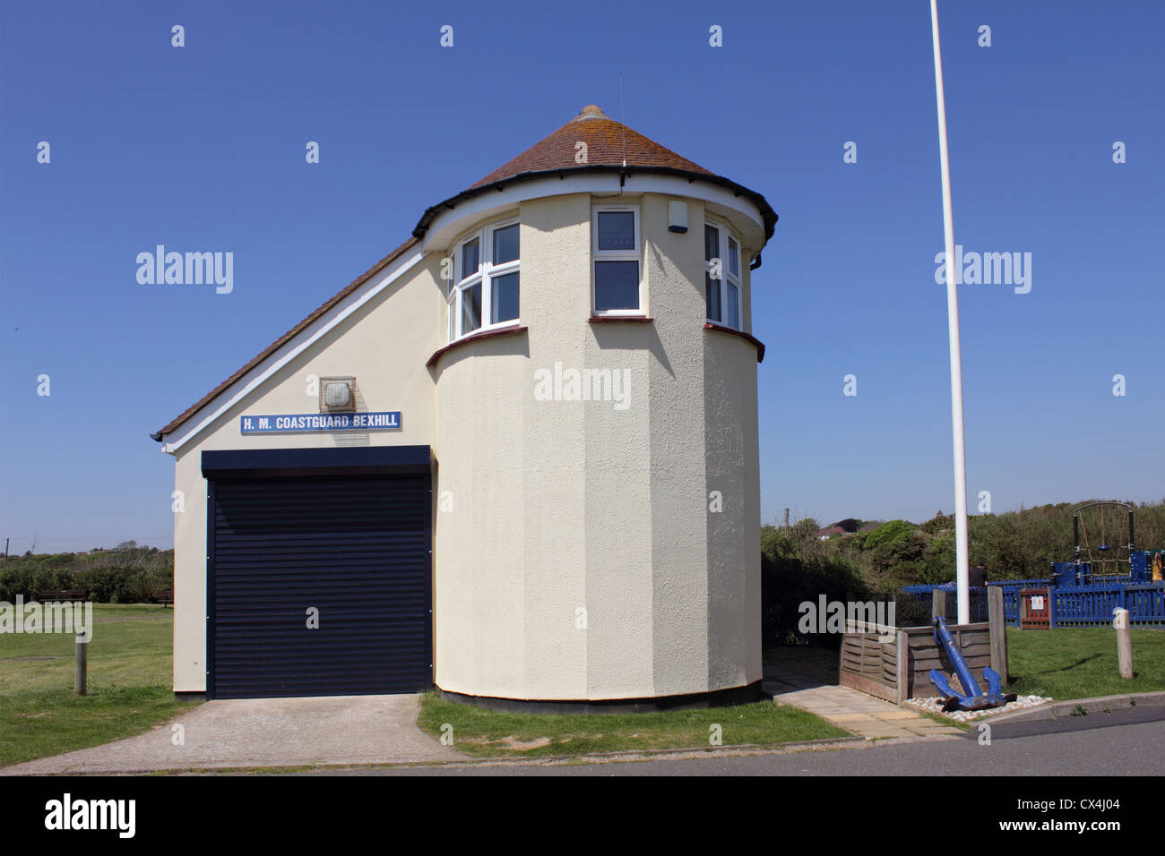 La station des garde-côtes, Galley Hill, Bexhill-on-Sea, East Sussex, England, UK Banque D'Images