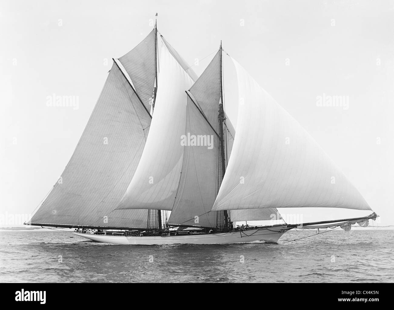 Merlin, Yacht, circa 1892 Banque D'Images