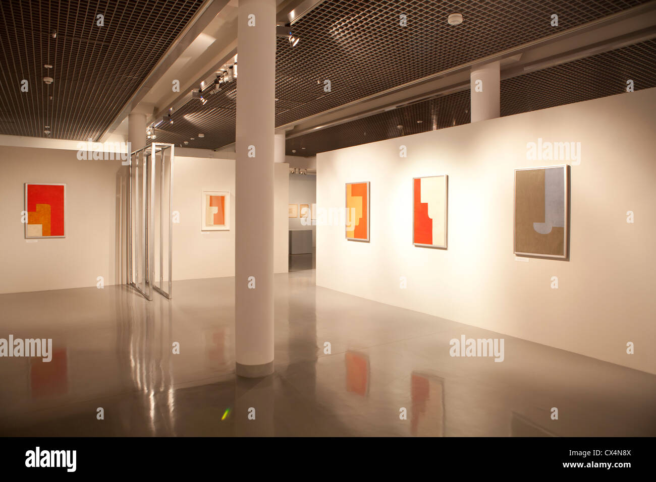 MS2 museum art gallery Manufaktura Lodz Pologne Banque D'Images