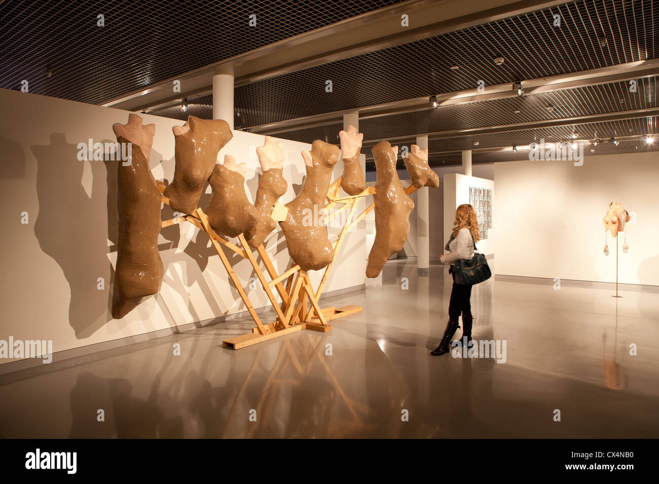 MS2 museum art gallery Manufaktura Lodz Pologne Banque D'Images