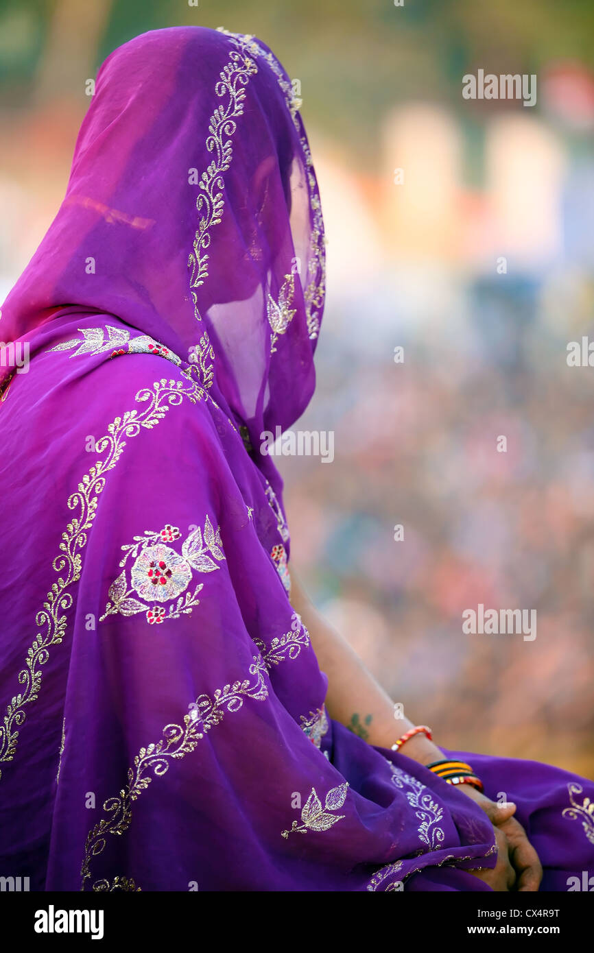 Traditionnellement les femmes indiennes Banque D'Images