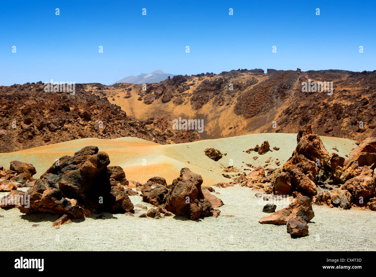 Minas de San Jose dans le Parc National du Teide à Tenerife Banque D'Images