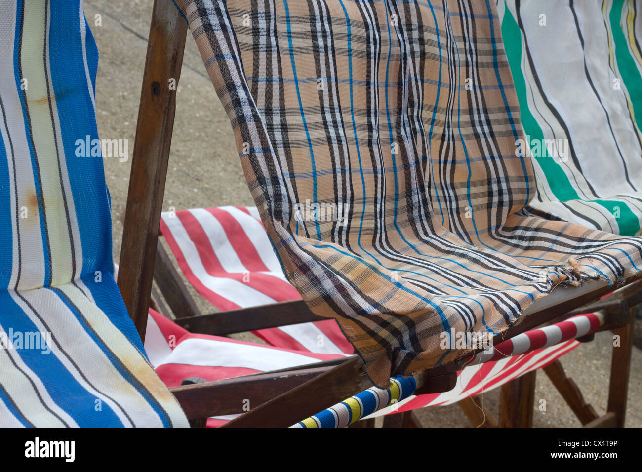 Transats sur Steephill Cove, Île de Wight. Banque D'Images