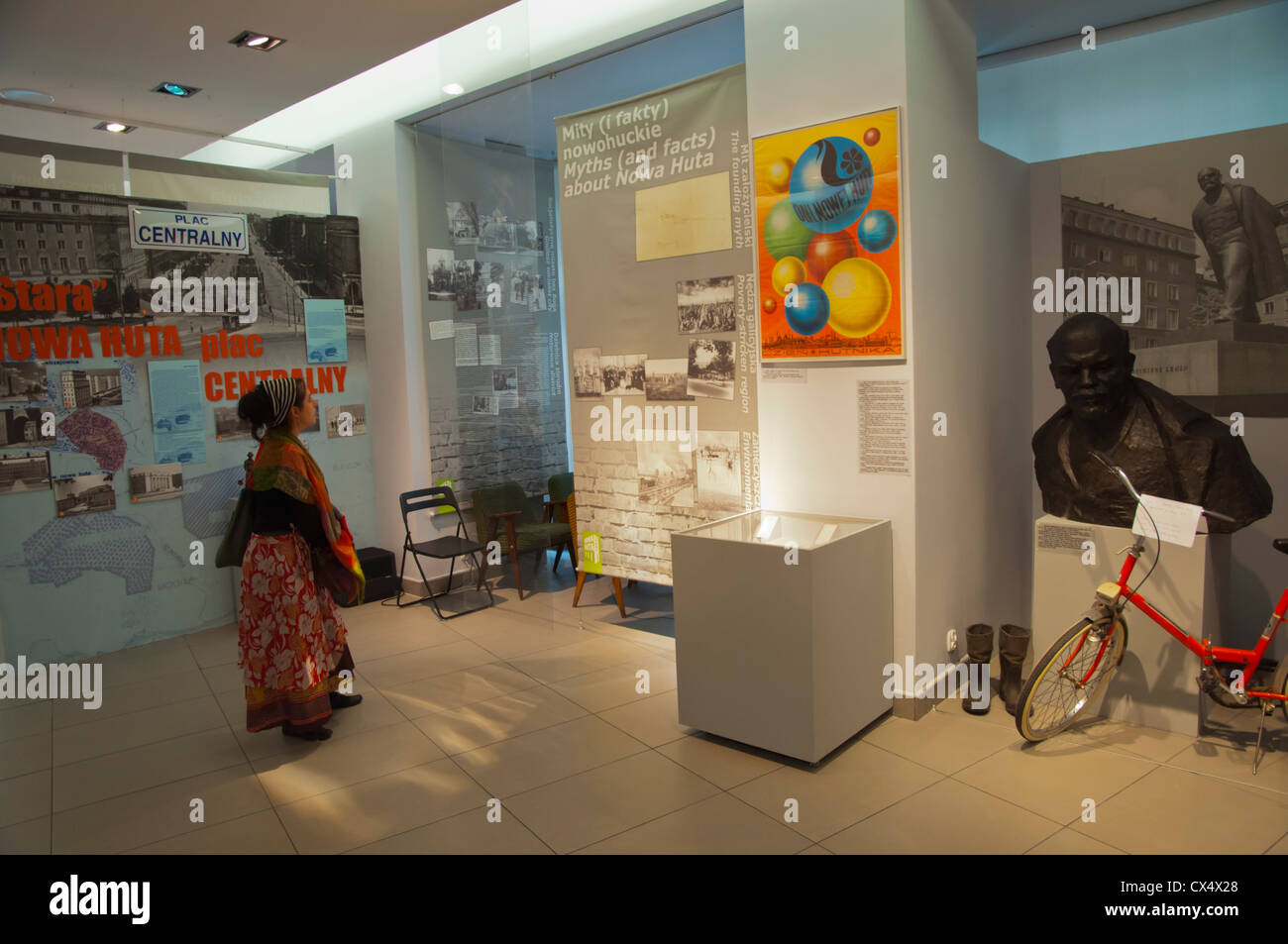 Musée de la république populaire de Pologne de la années socialiste dans le district de Nowa Huta Cracovie ville région de Malopolska Pologne Europe Banque D'Images