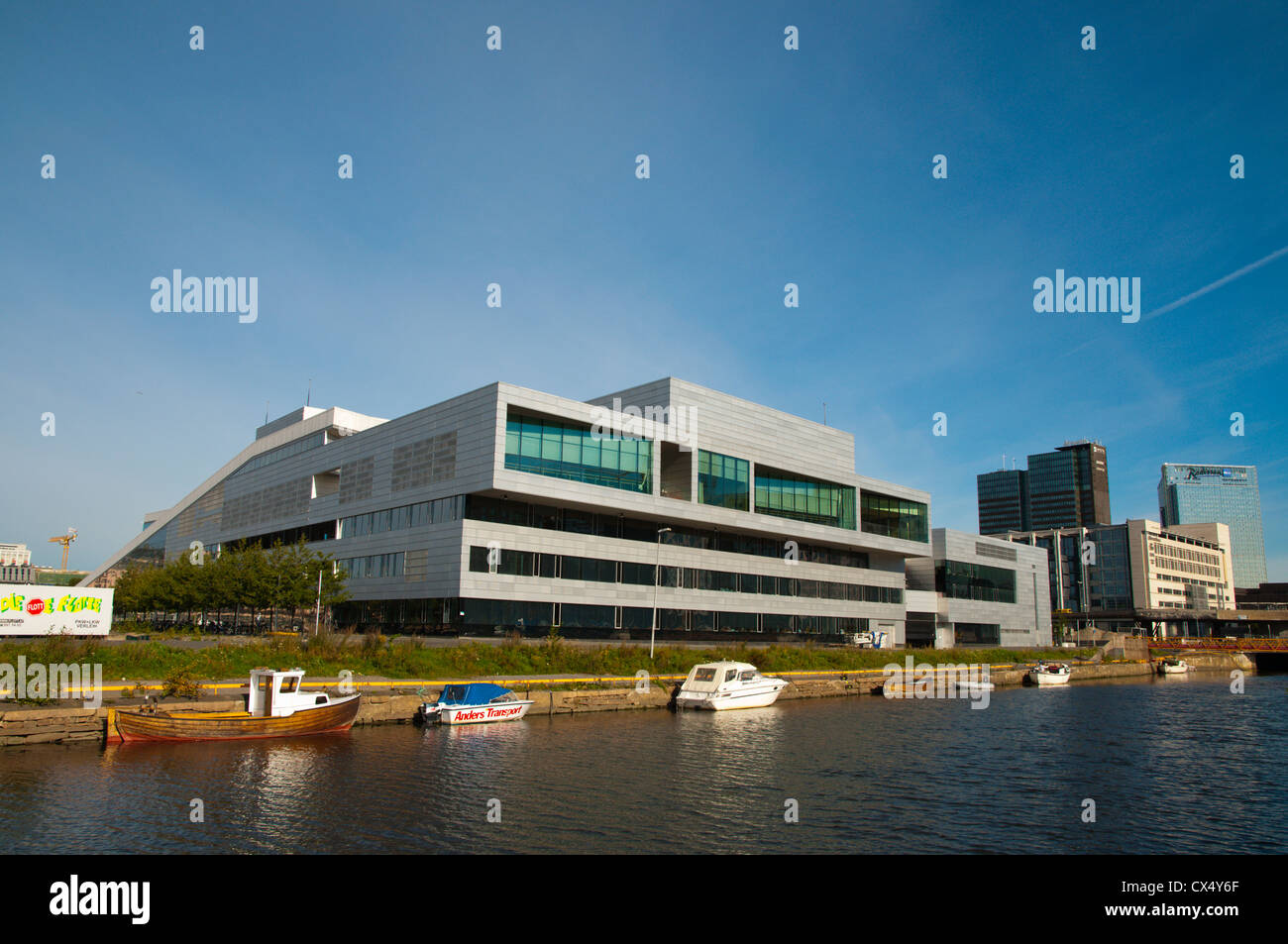 Den Norske Opera og Ballett l'opéra Bjorvika Fjord City area district central Europe Norvège Oslo Sentrum Banque D'Images