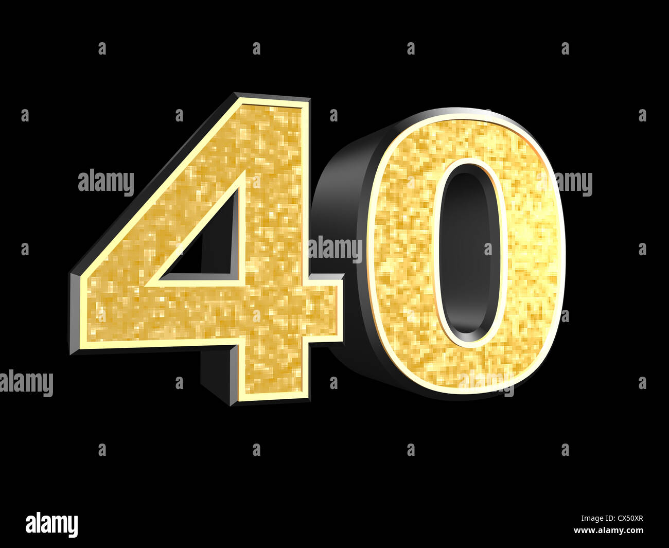 Nombre d'or - 40 Banque D'Images