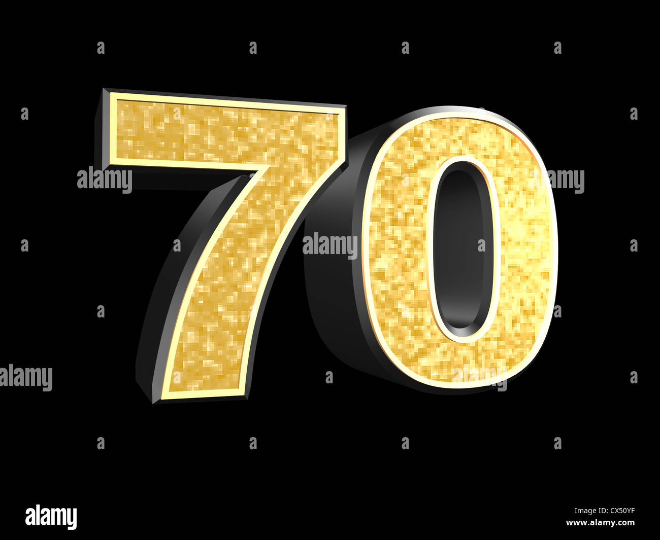 Nombre d'or - 70 Banque D'Images