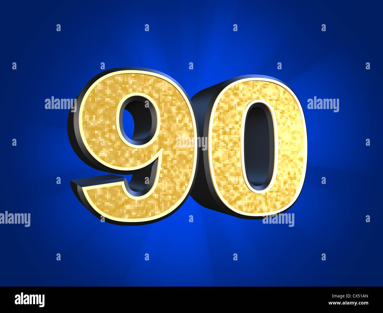Nombre d'or - 90 Banque D'Images