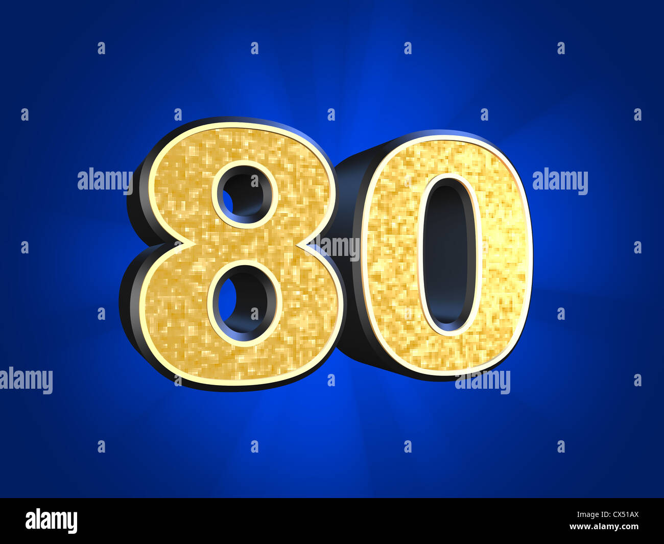 Nombre d'or - 80 Banque D'Images