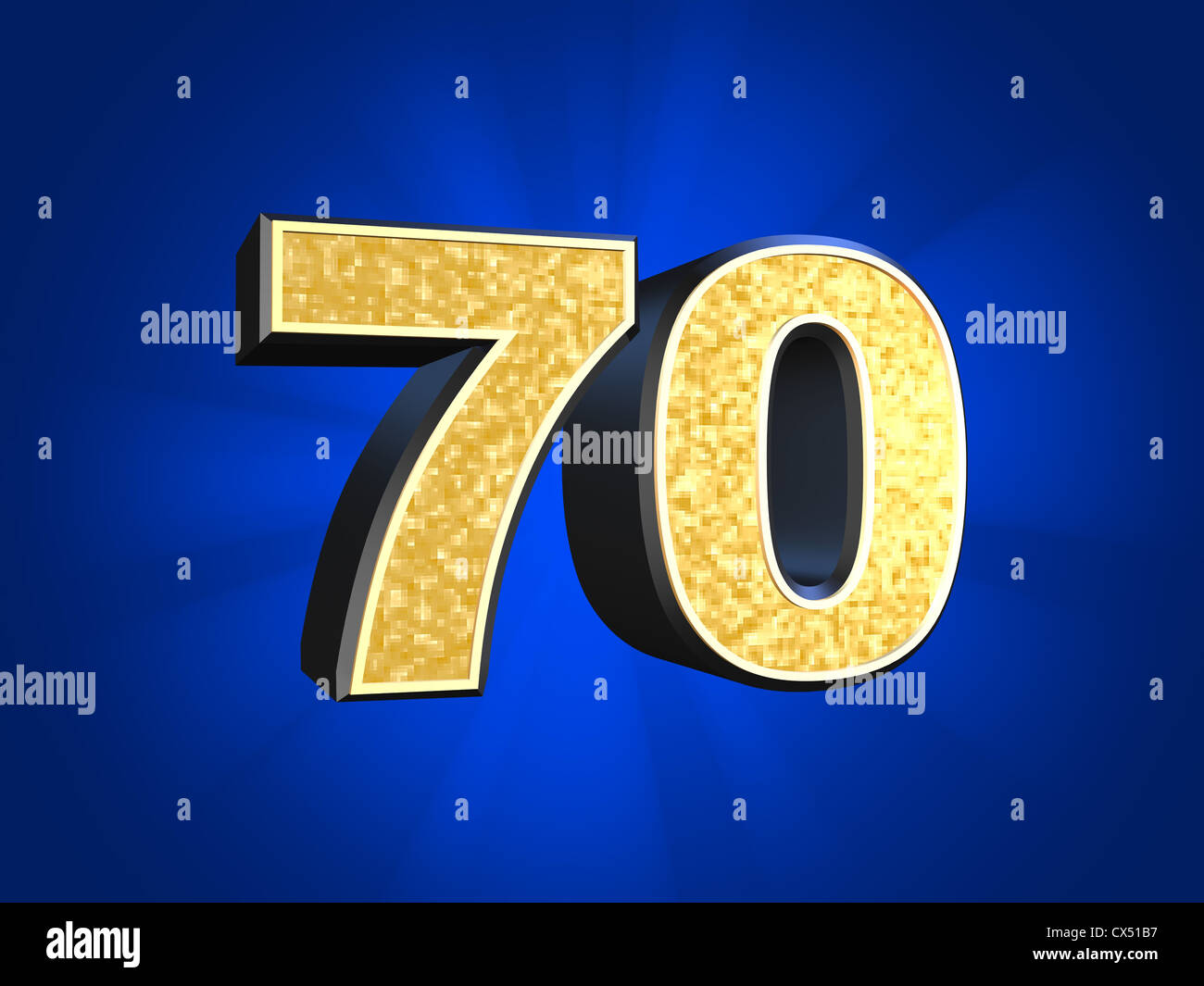 Nombre d'or - 70 Banque D'Images