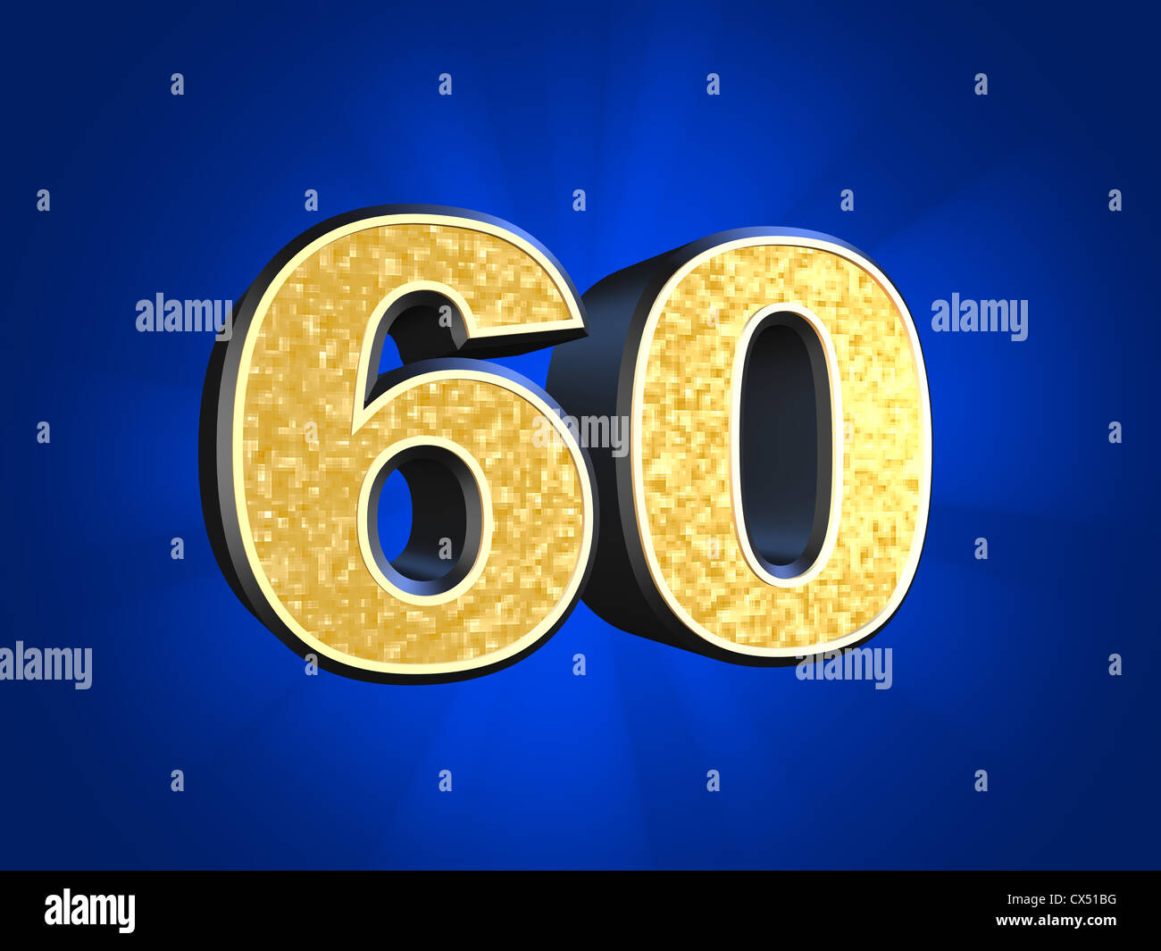 Nombre d'or - 60 Banque D'Images