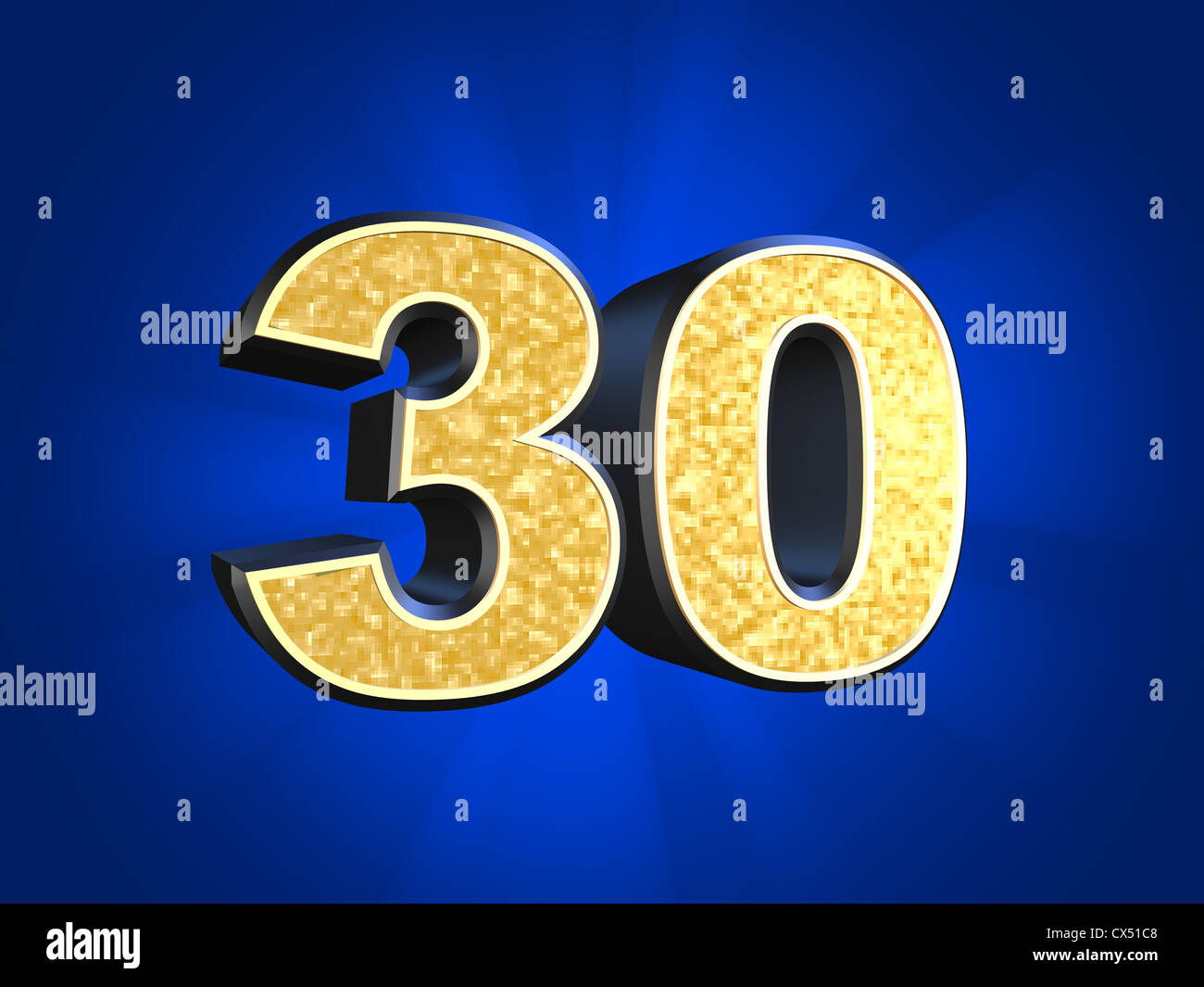 Nombre d'or - 30 Banque D'Images