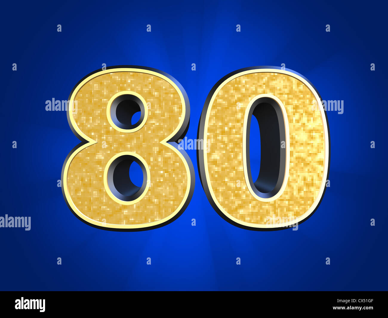 Nombre d'or - 80 Banque D'Images