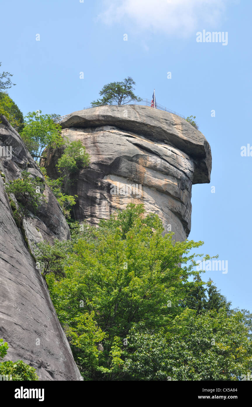 Chimney Rock State Park Banque D'Images