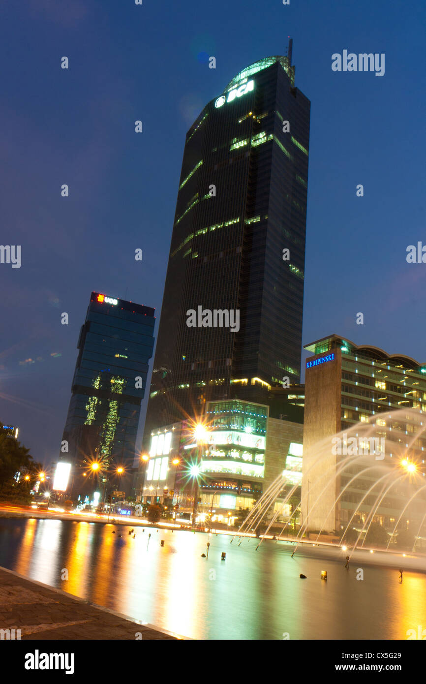 L'Asie centrale de la Banque mondiale au bâtiment Rue Thamrin, Jakarta. Banque D'Images