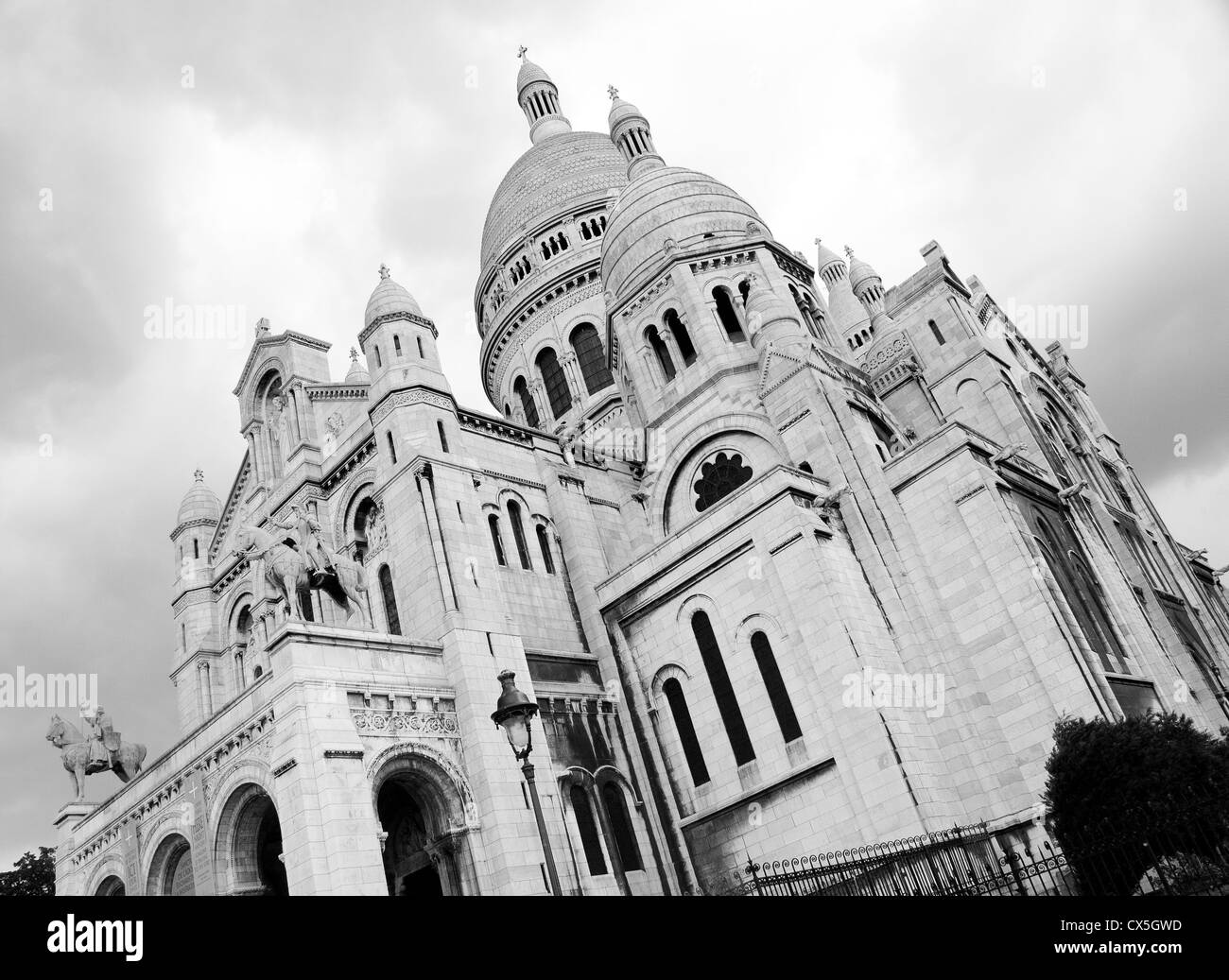 Basilique du Sacré-Coeur, Montmartre, Paris, France Banque D'Images