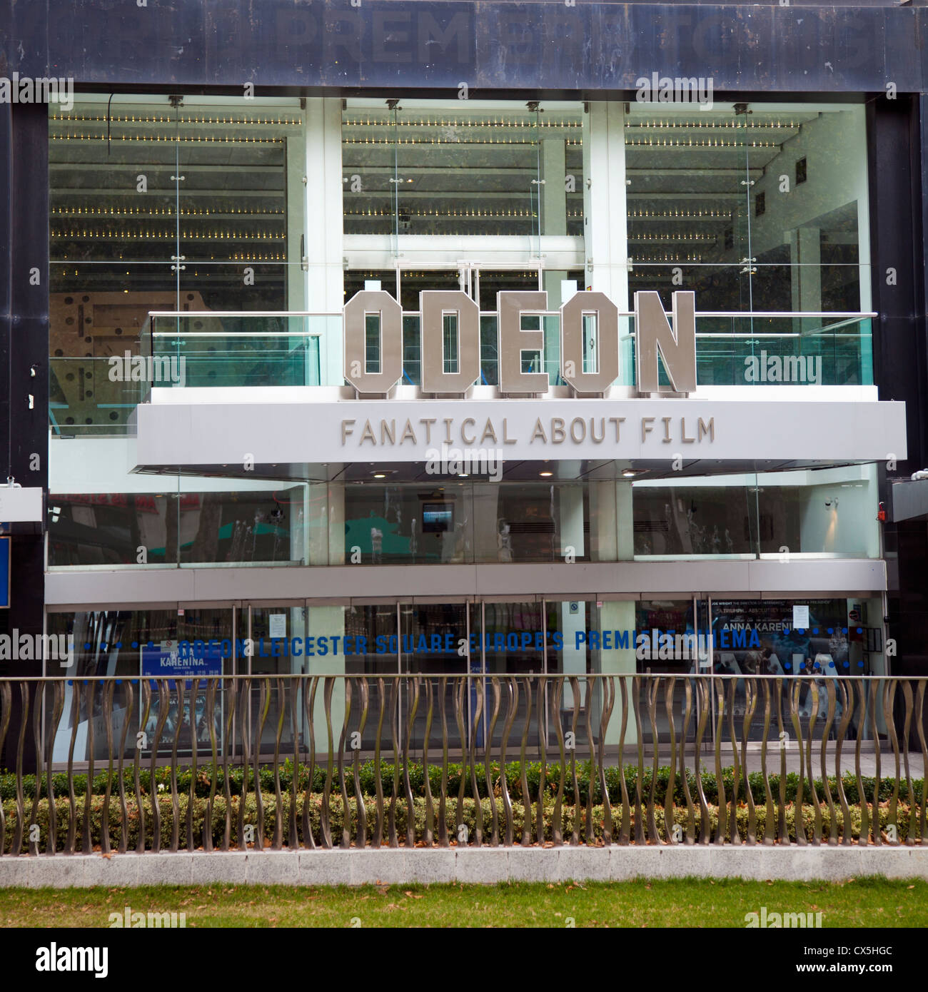 Cinéma Odéon Leicester Square - London UK Banque D'Images