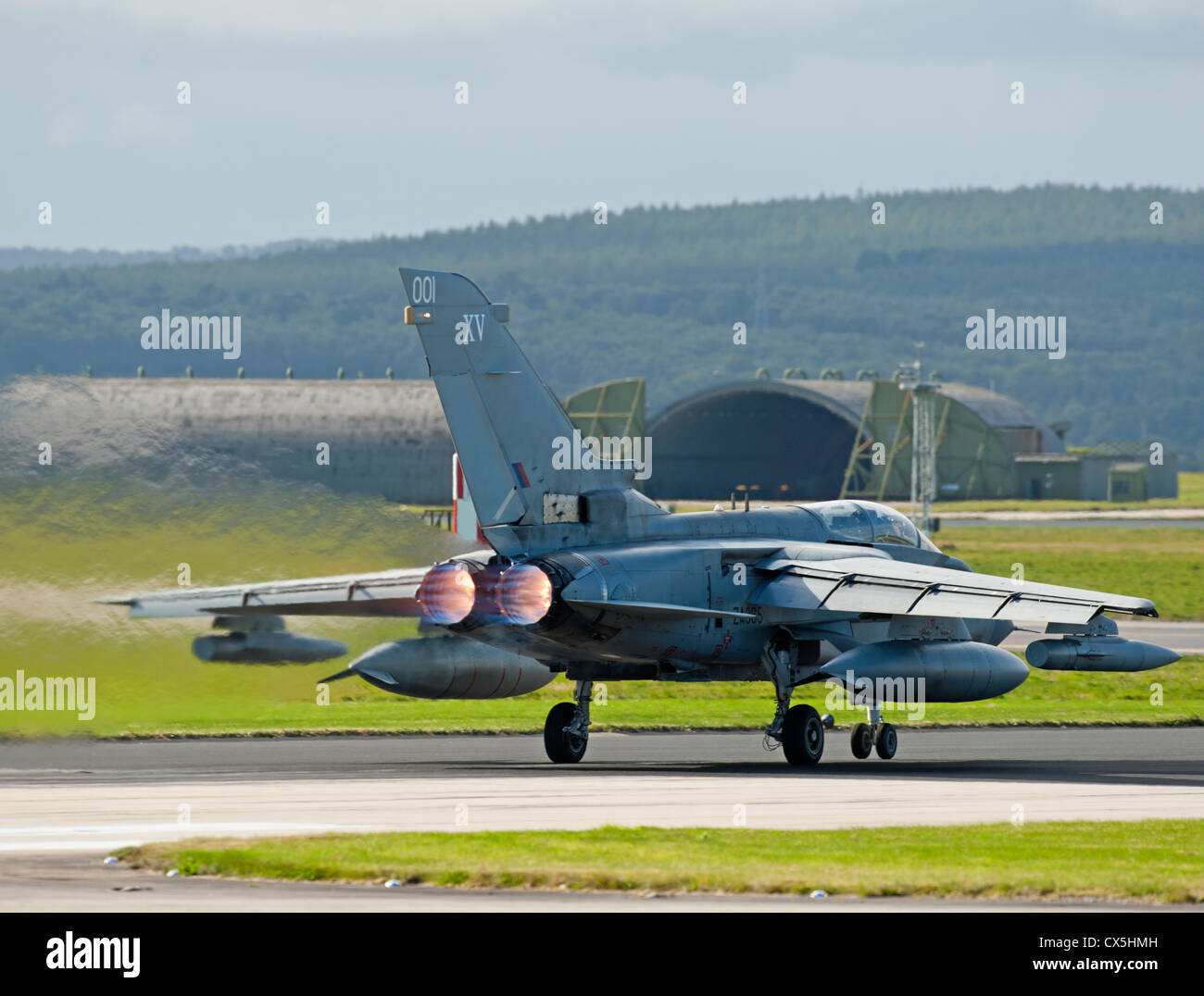 Panavia Tornado Gr4 à RAF Lossiemouth, murène. La région de Grampian Ecosse. 8483 SCO Banque D'Images