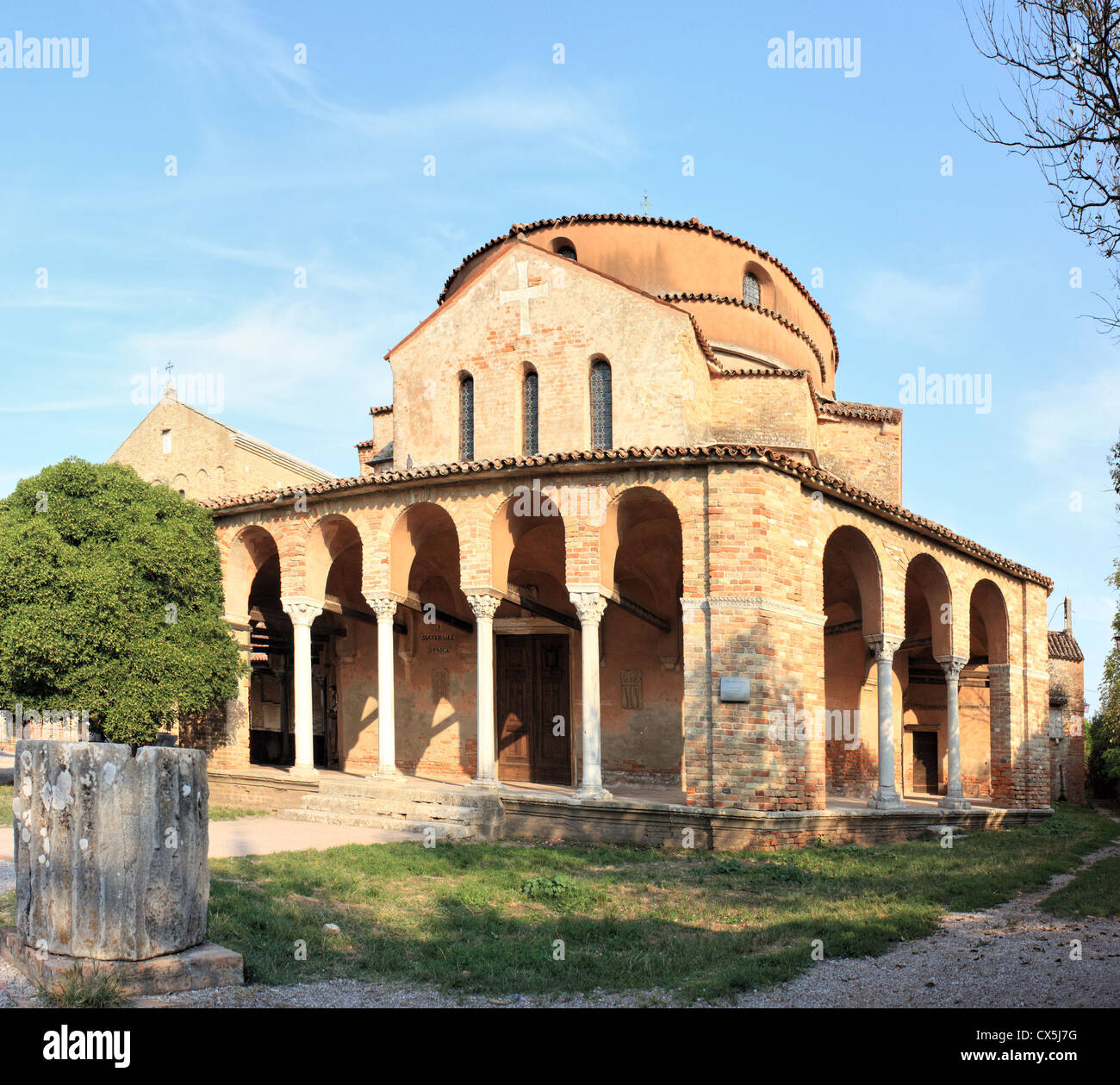 Église Santa Fosca, l'île de Torcello / Chiesa di Santa Fosca, Isola di Torcello Banque D'Images