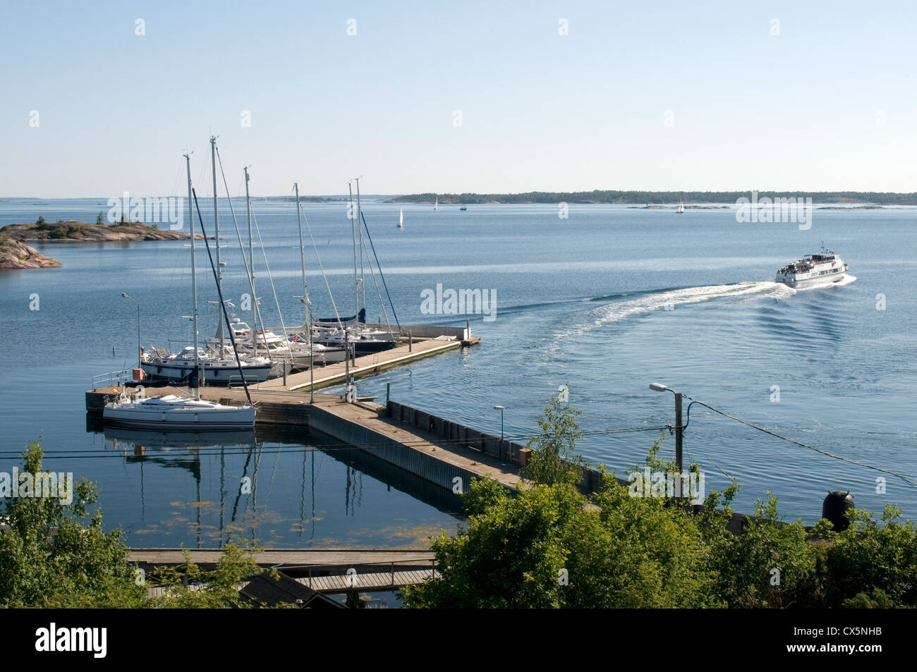 L'île de l'ido vastervik Sweden Swedish port îles des archipels du sud-est de port près de l'archipel Banque D'Images