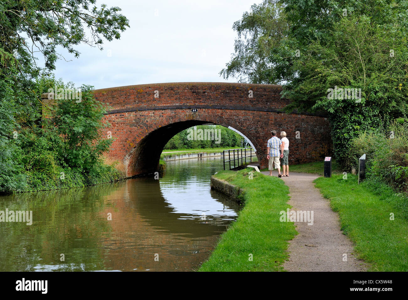 Le Grand Union canal foxton locks leicestershire angleterre uk Banque D'Images