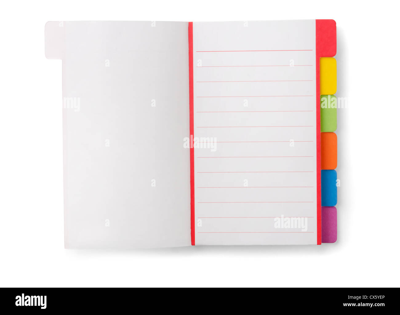 Ouvrez l'ordinateur portable blanc isolated on white Banque D'Images