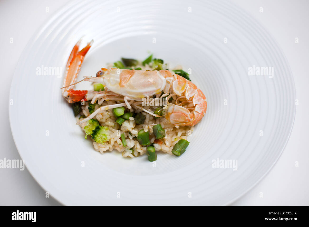 Paella aux fruits de mer Alicante, Espagne Banque D'Images