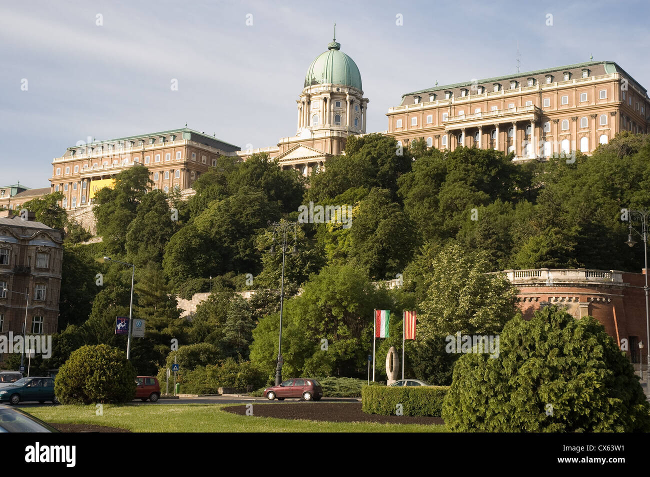 La Hongrie, Budapest Elk190-1114, Buda, Castle Hill , Palais Royal, 18e c Banque D'Images