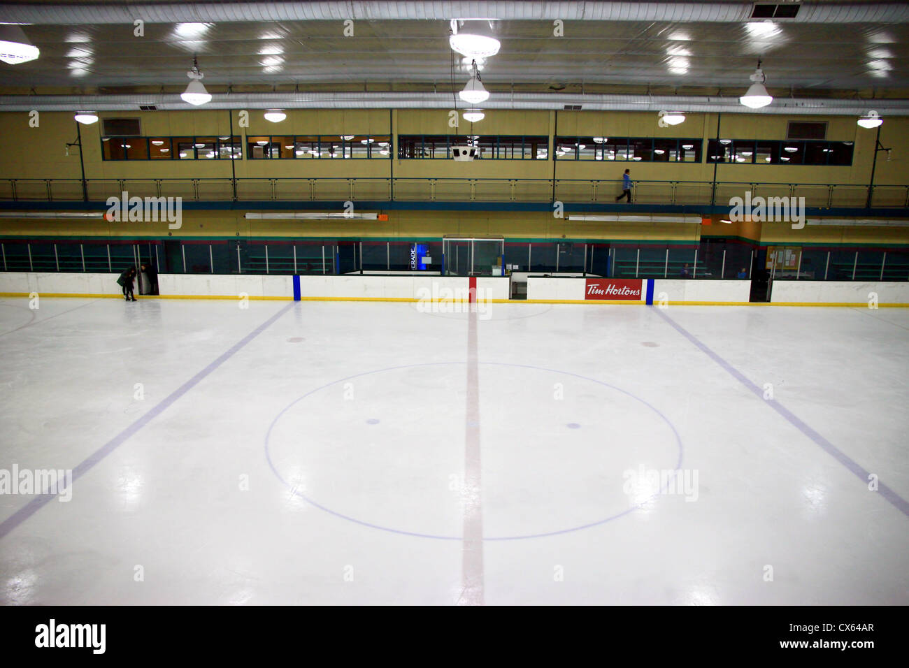 Patinoire de hockey Banque D'Images