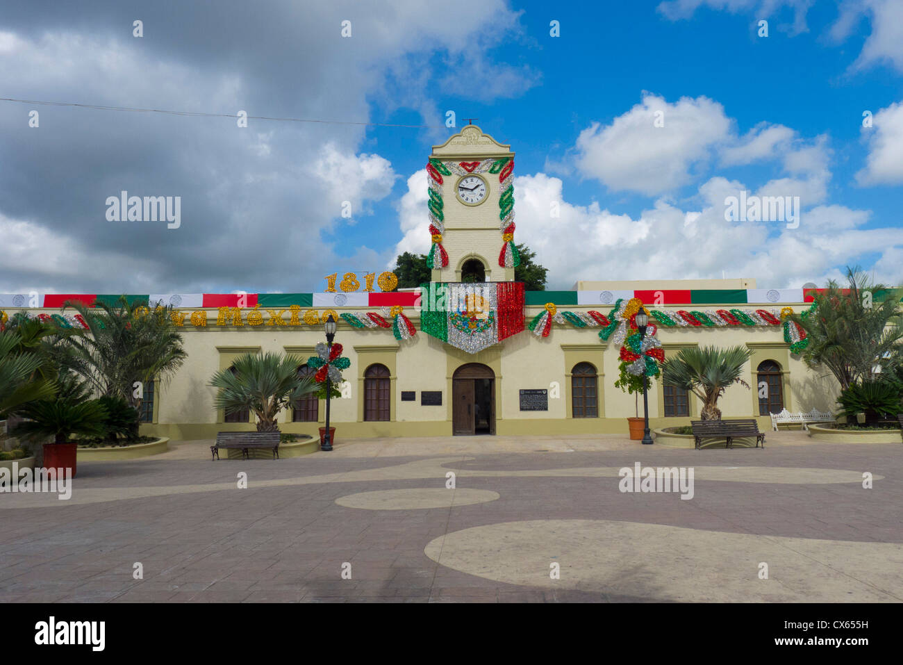 Édifice municipal, San Jose del Cabo, Baja, au Mexique Banque D'Images