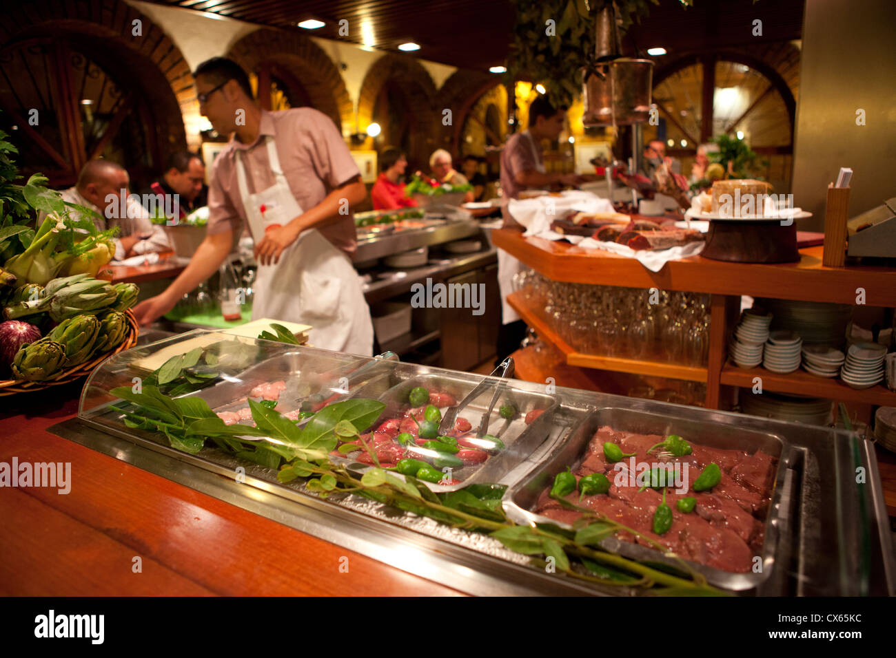 Restaurant bar à tapas traditionnels Alicante Espagne Banque D'Images