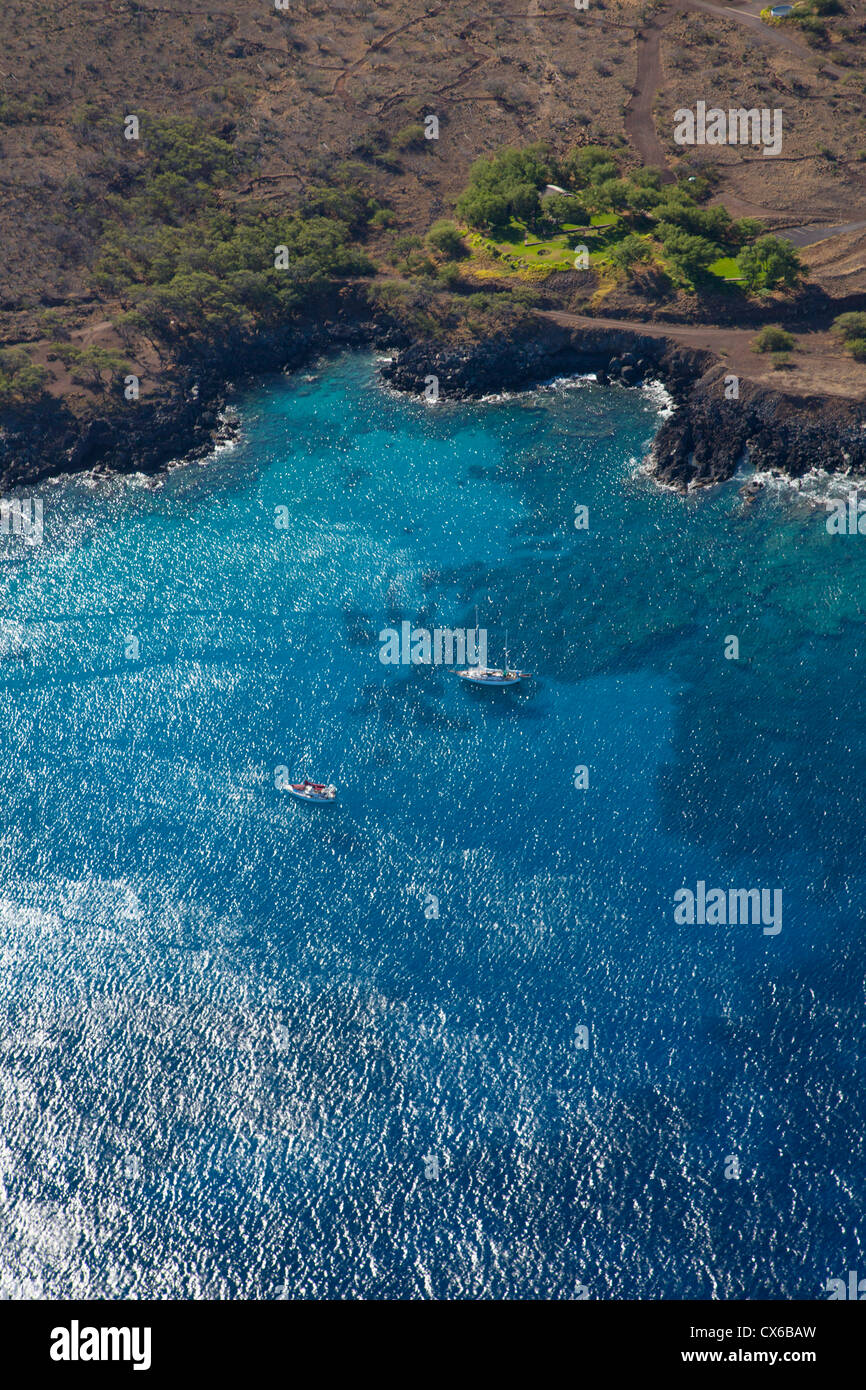 Mahukona, Kohala Nord, grande île d'Hawaï Banque D'Images