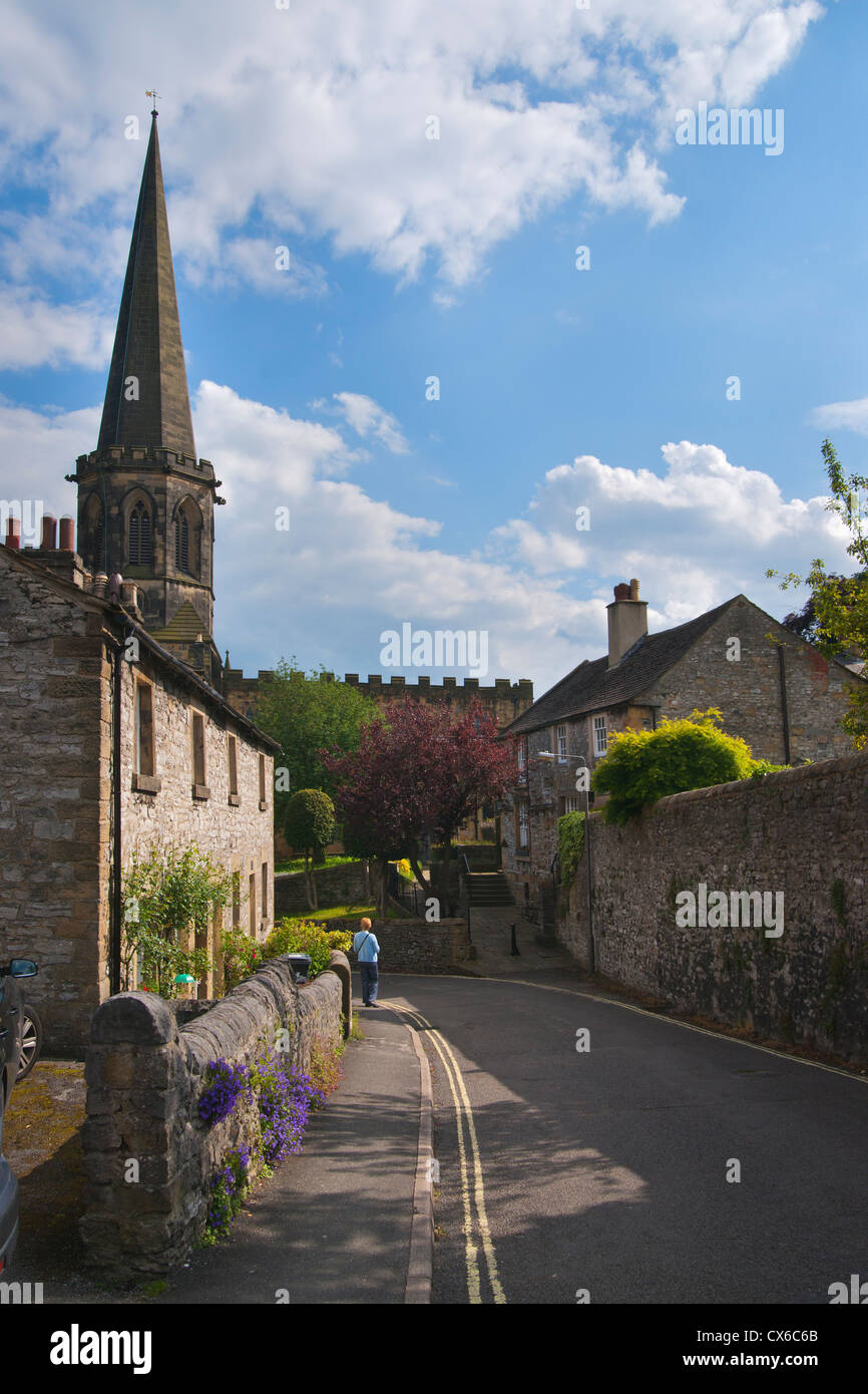 Tous les Saints de l'église paroissiale, Bakewell, Derbyshire, Angleterre, Peak District Banque D'Images