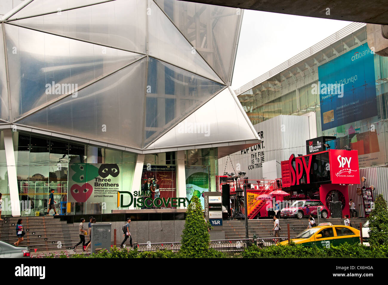 Bangkok Thaïlande Thai Siam Discovery shopping mall trimestre centre de district de Siam Square soi 2 Banque D'Images