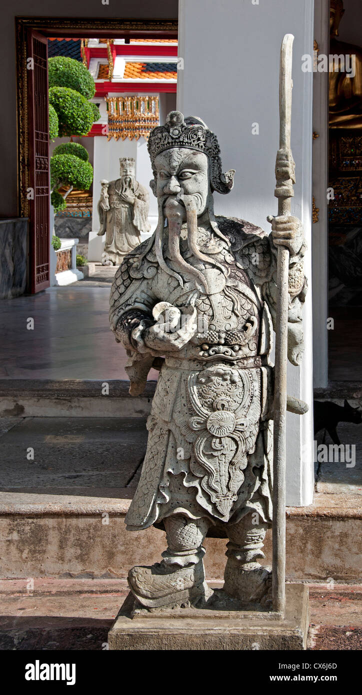 Wat Pho Bangkok Thaïlande Bouddhisme Bouddha en or Banque D'Images