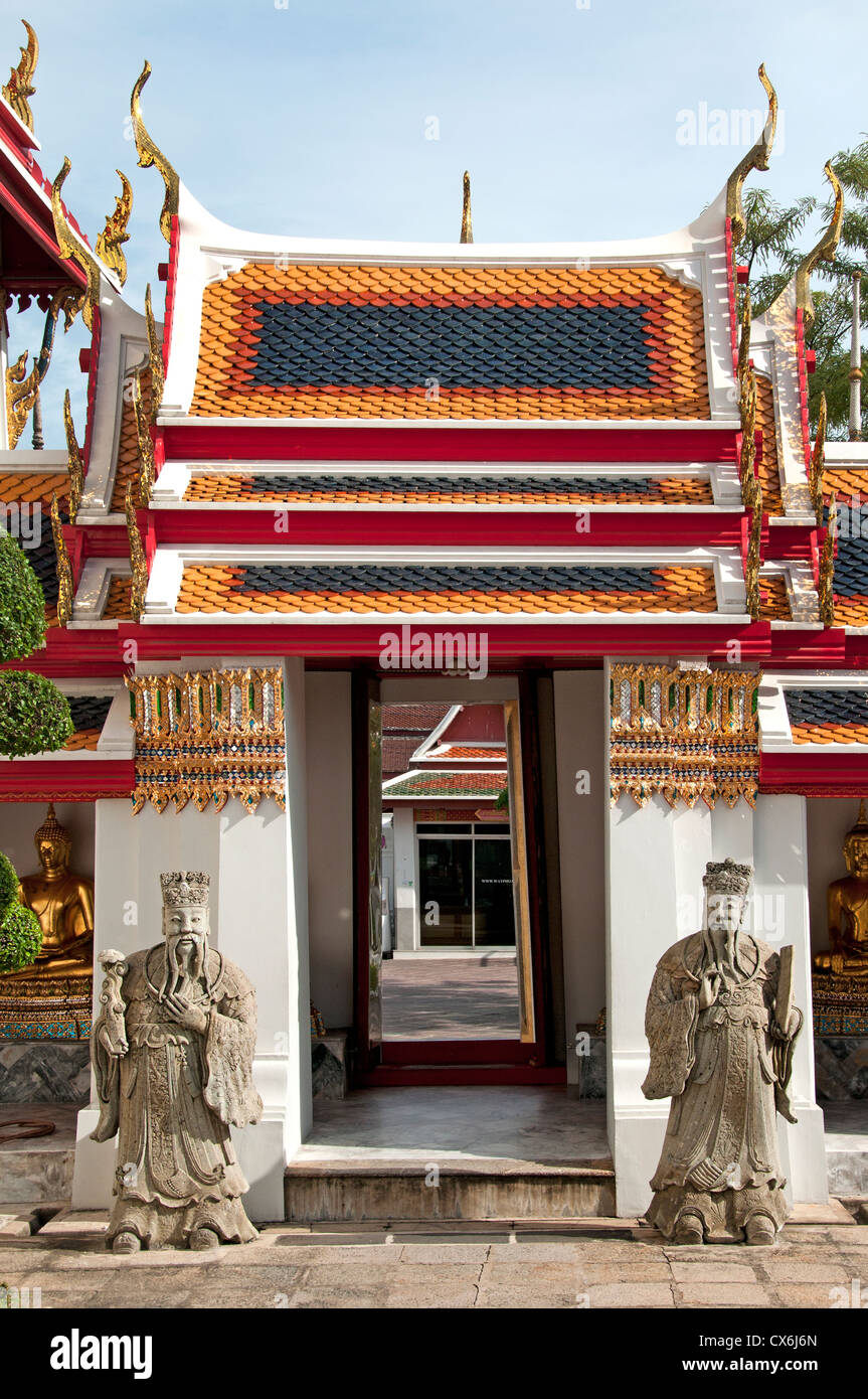 Wat Pho Bangkok Thaïlande Bouddhisme Bouddha en or Banque D'Images