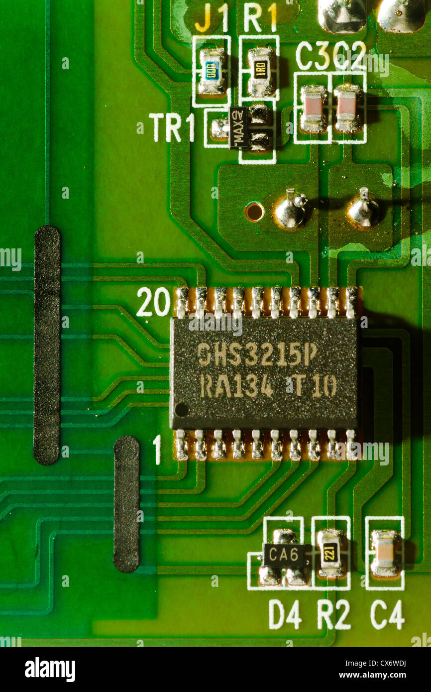 Carte de circuits électroniques Banque D'Images