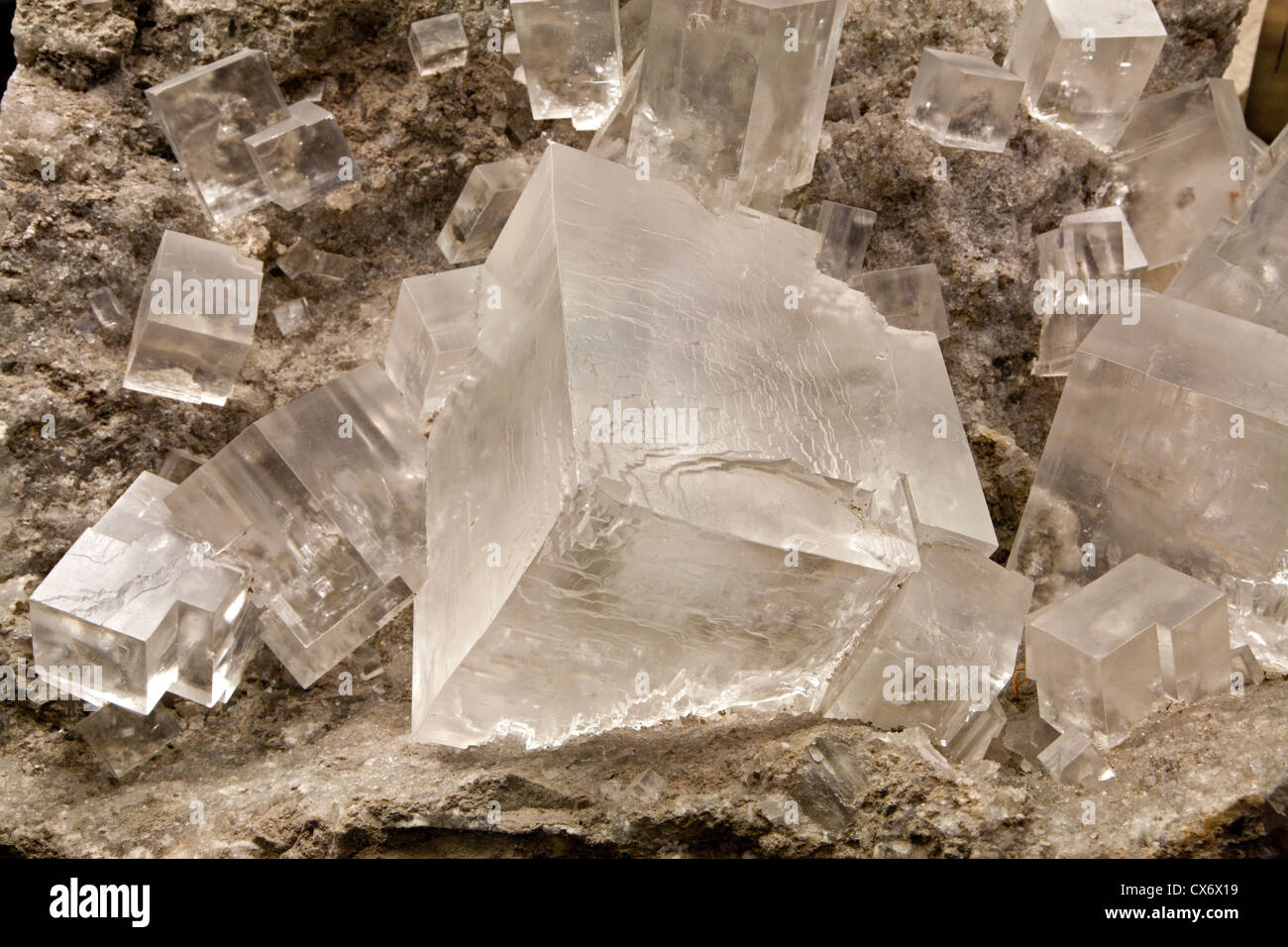 Cristal de Sel minéral Banque D'Images