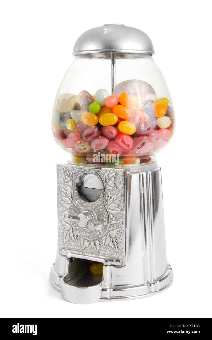 Retro jelly bean sweet distributeur automatique Banque D'Images