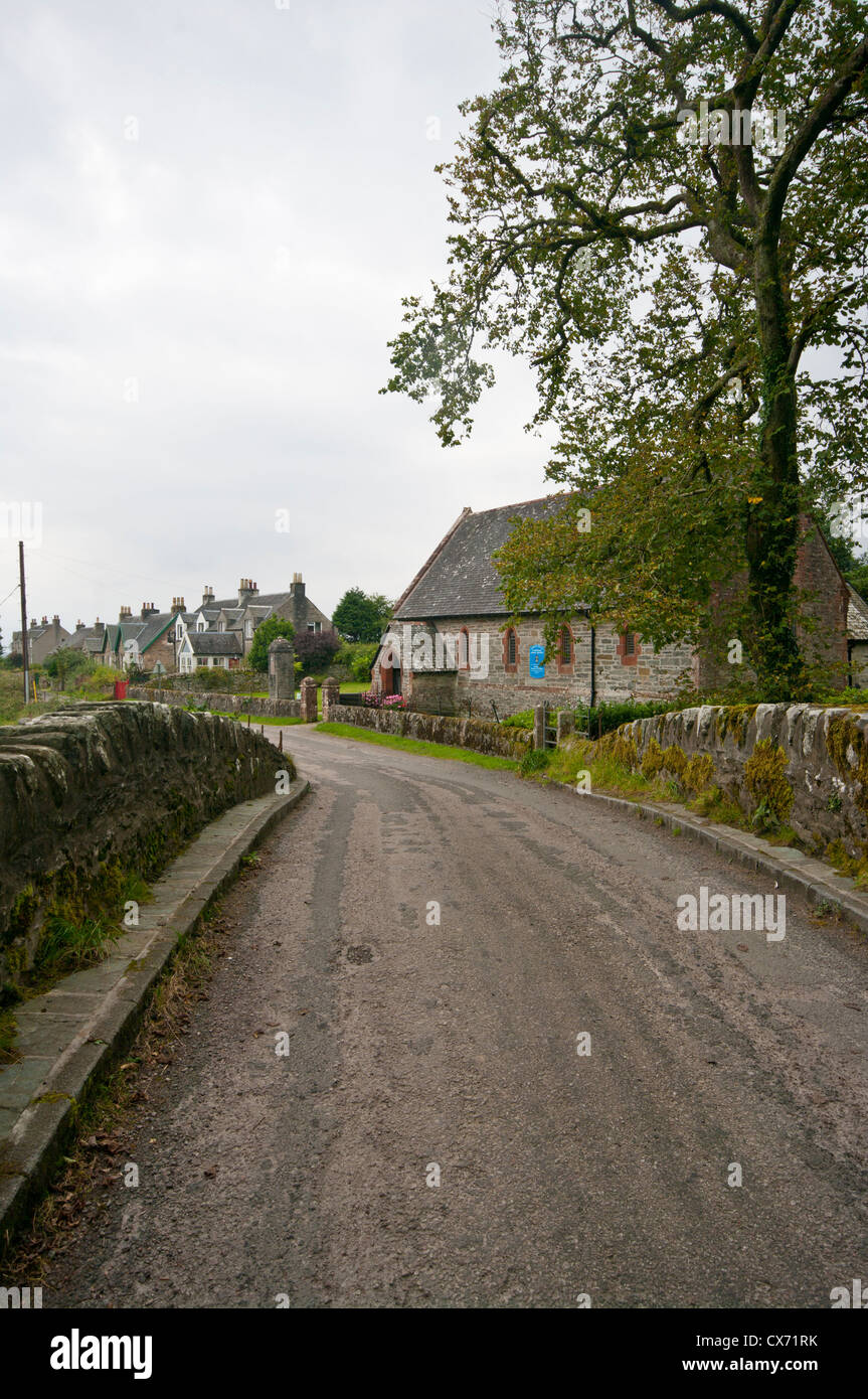 Village de Skipness sur la péninsule de Kintyre Scotland Argyll and Bute Banque D'Images