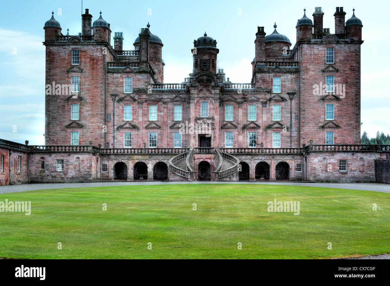 Château de Drumlanrig, Dumfries et Galloway, Écosse, Royaume-Uni Banque D'Images