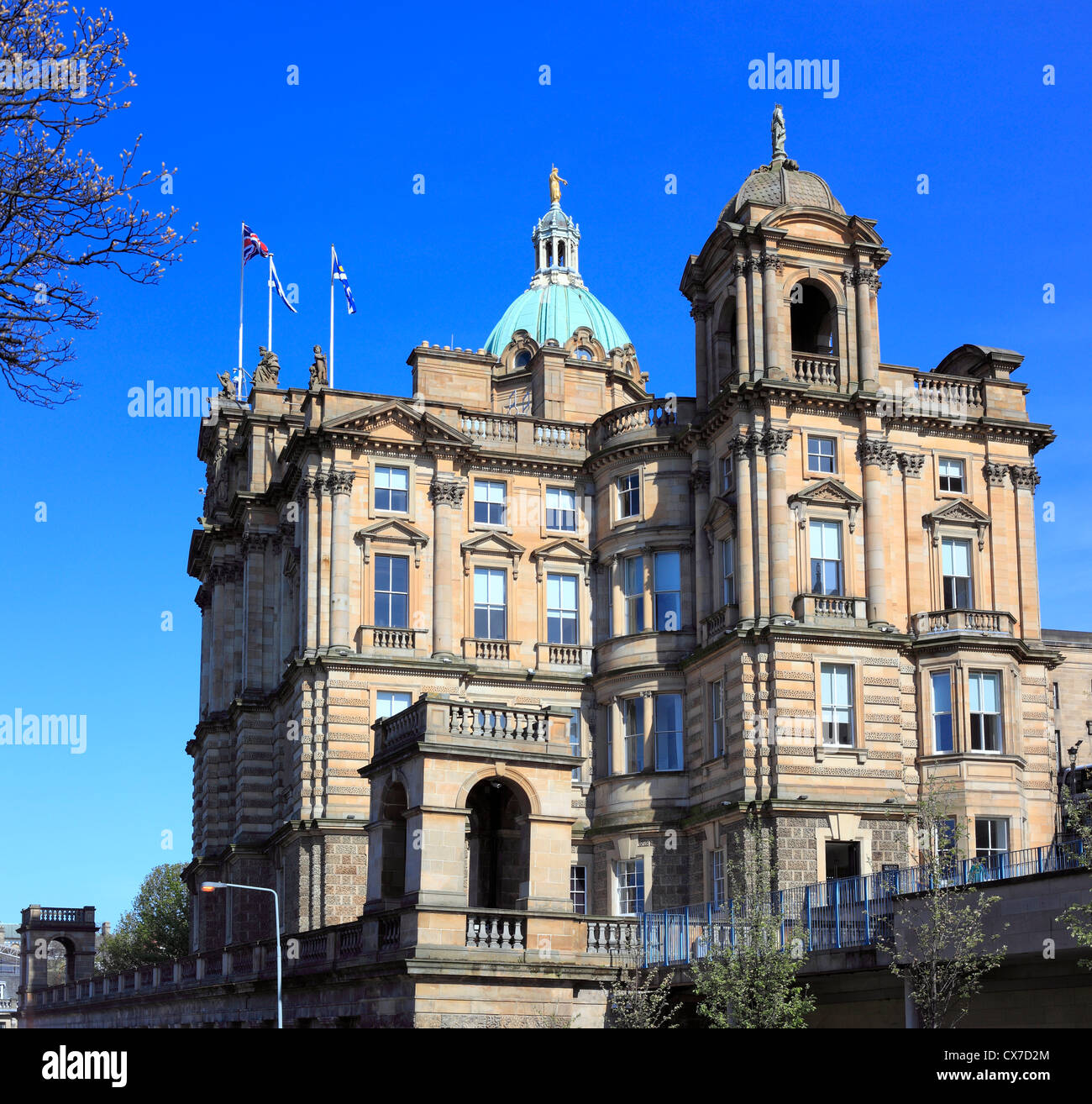 La Bank of Scotland, Édimbourg, Écosse, Royaume-Uni Banque D'Images