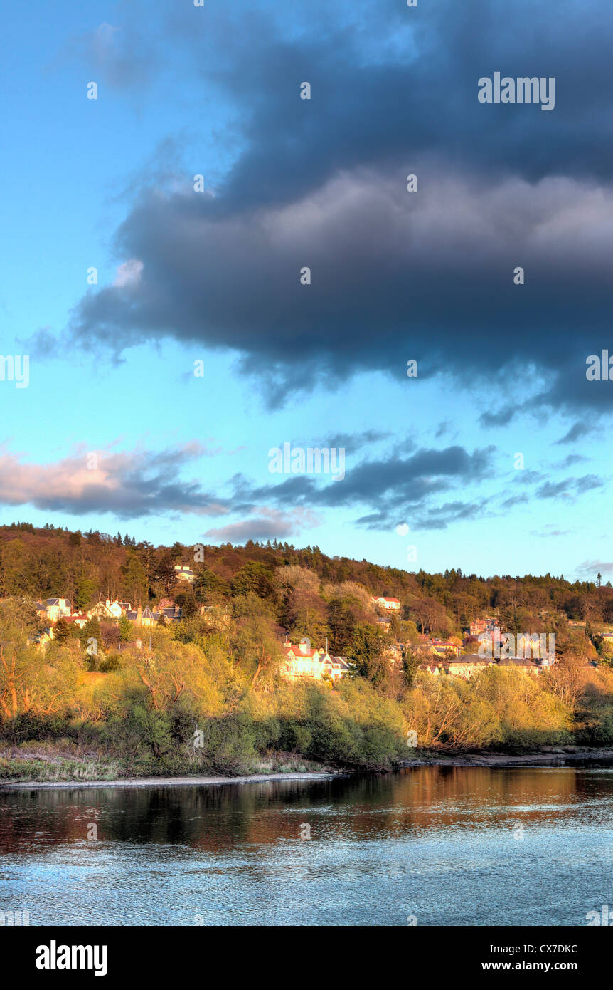 Rivière Tay, Perth, Ecosse, Royaume-Uni Banque D'Images